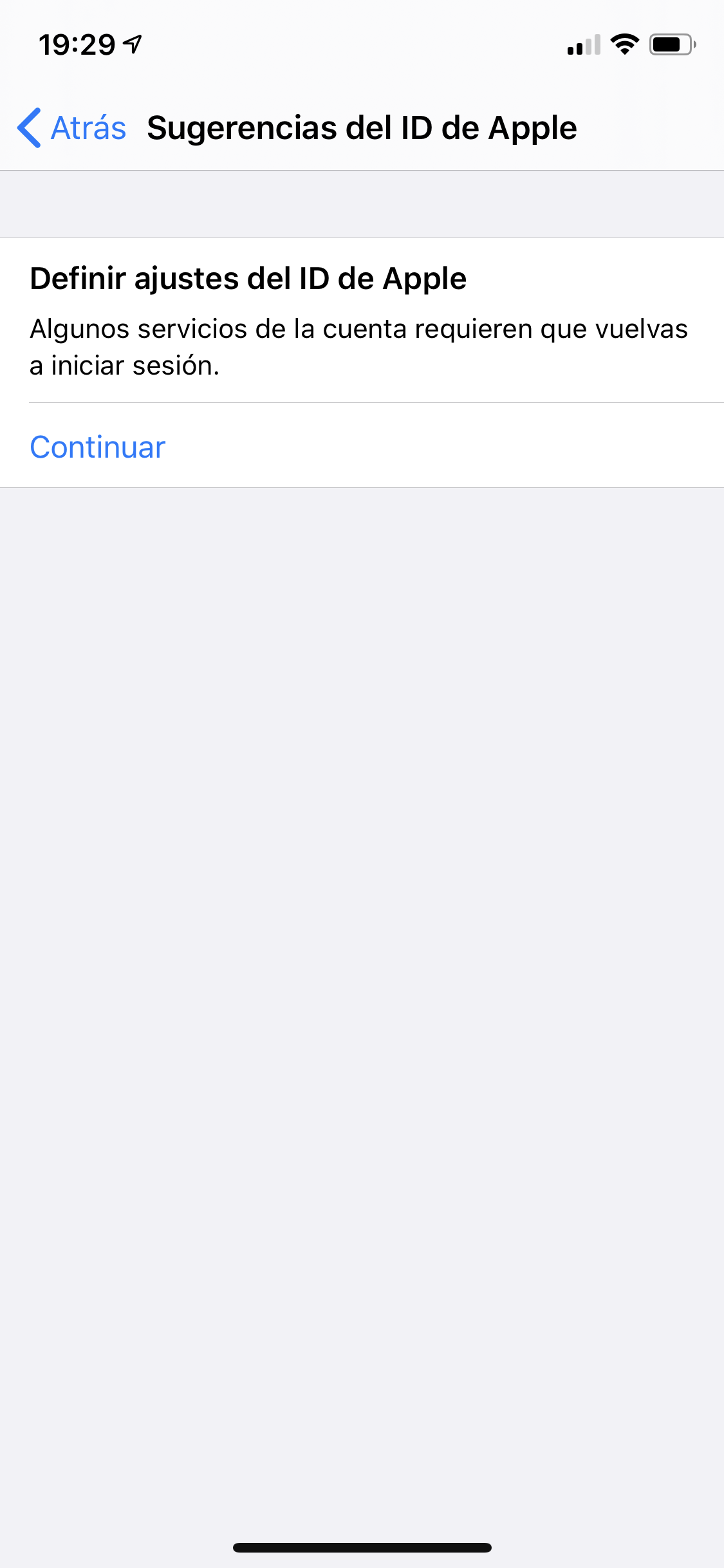 Problema de verificación del ID Comunidad de Apple