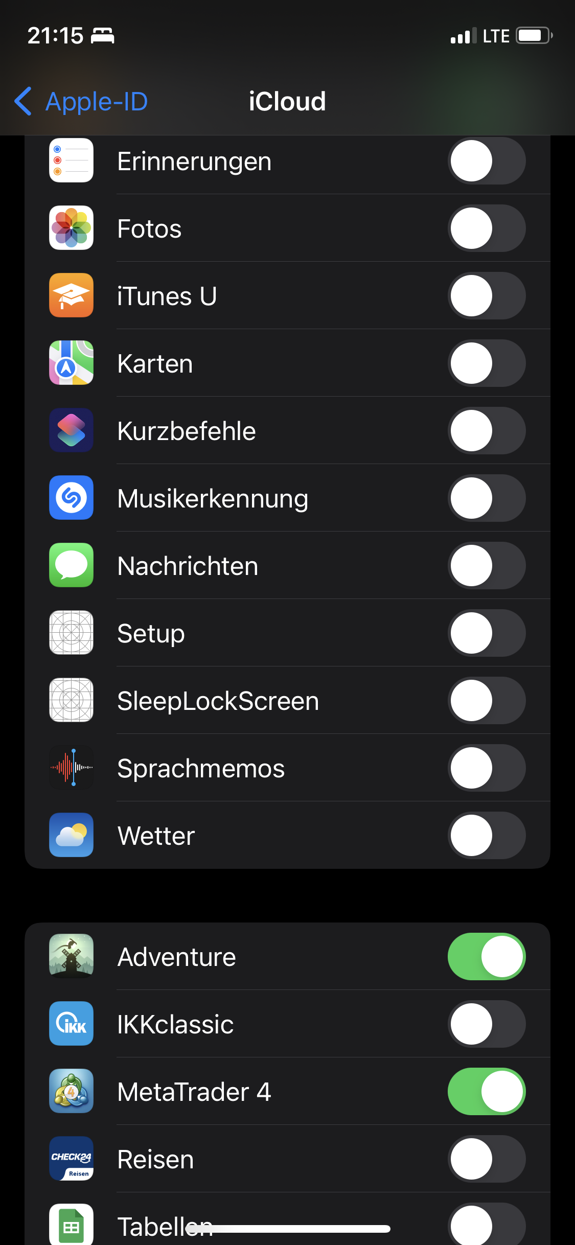iCloud „Setup“ und „SleepLockScreen“ - Apple Community