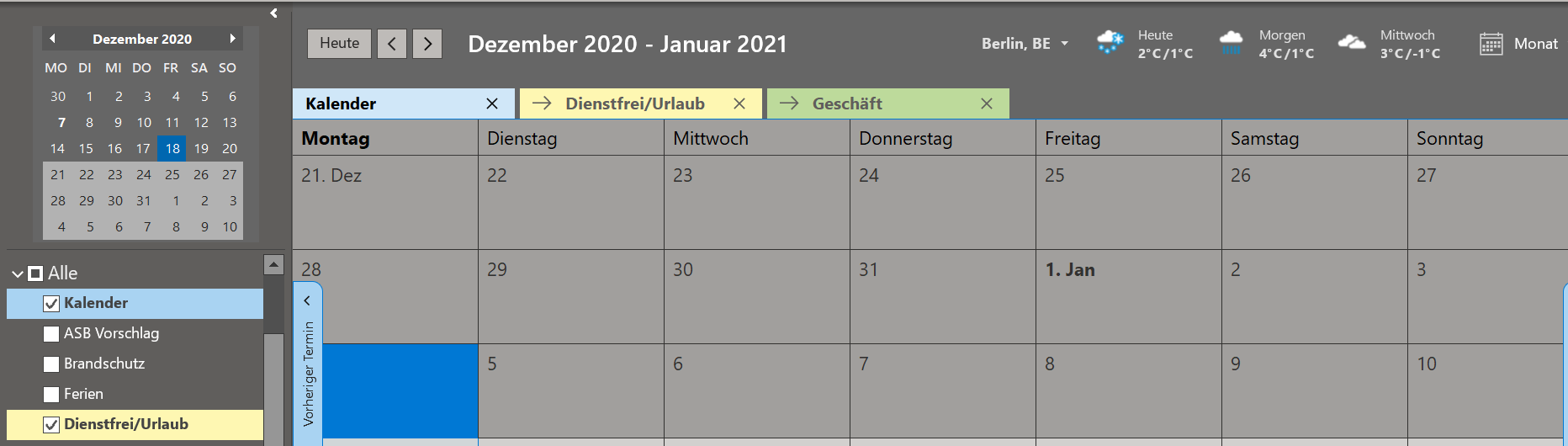 Kalender Synchronisation mit Outlook - Apple Community