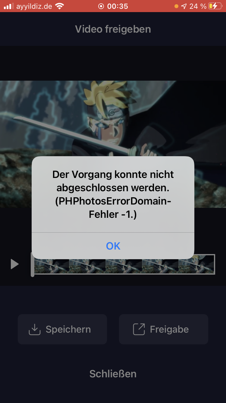 "Der konnte nicht abgeschlossen w… Apple Community