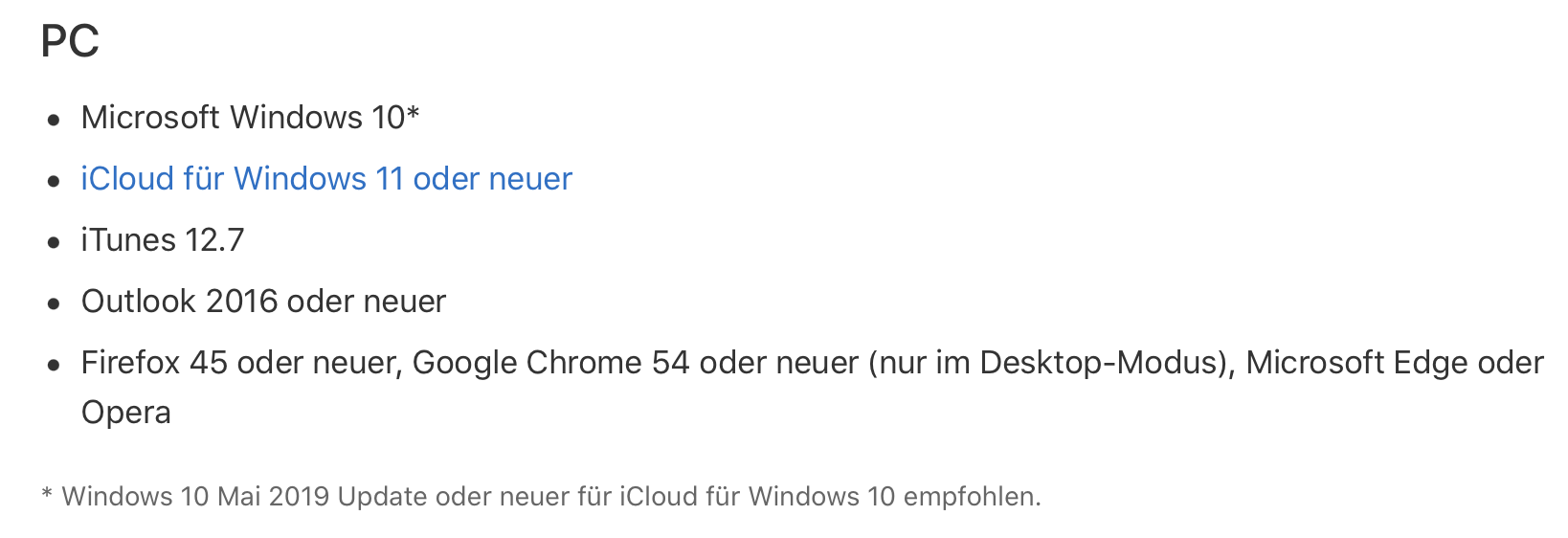ICloud for Windows anmeldung nicht mehr m… Apple Community