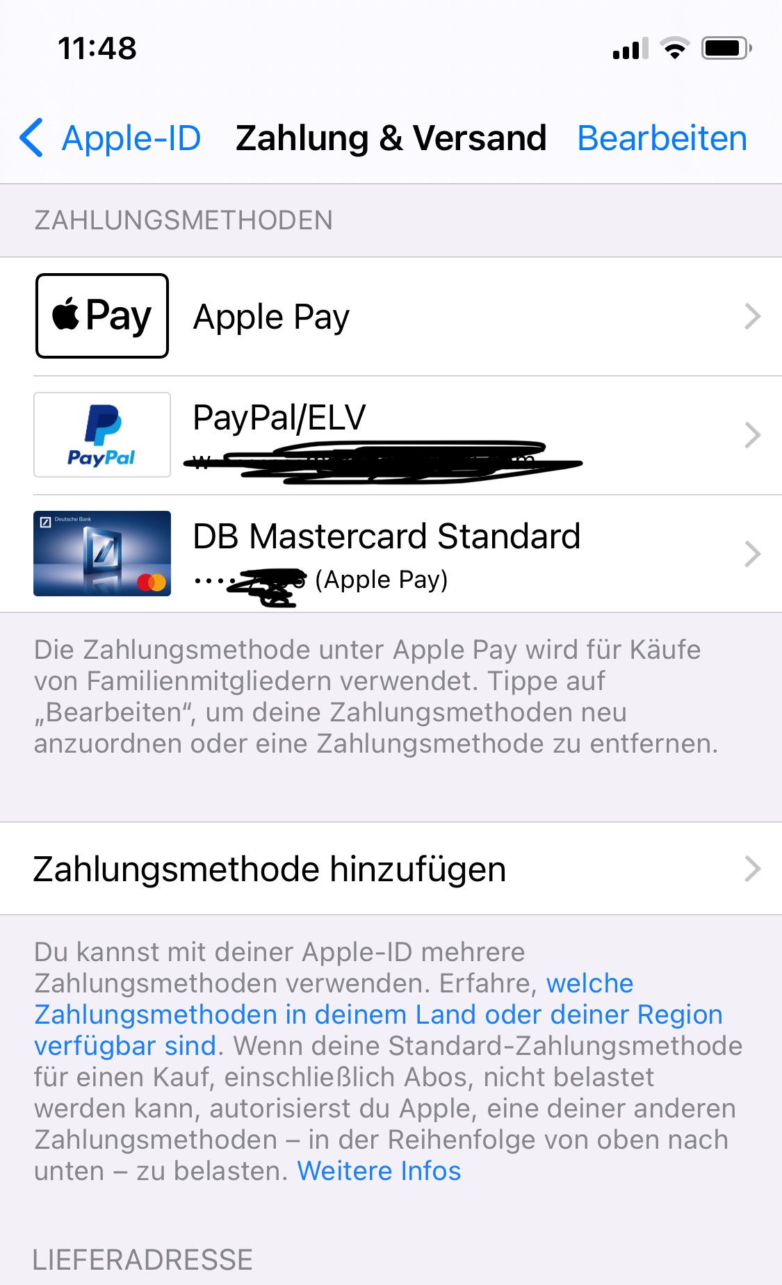 Zahlungsmethode für bestehendes Abo ändern Apple Community