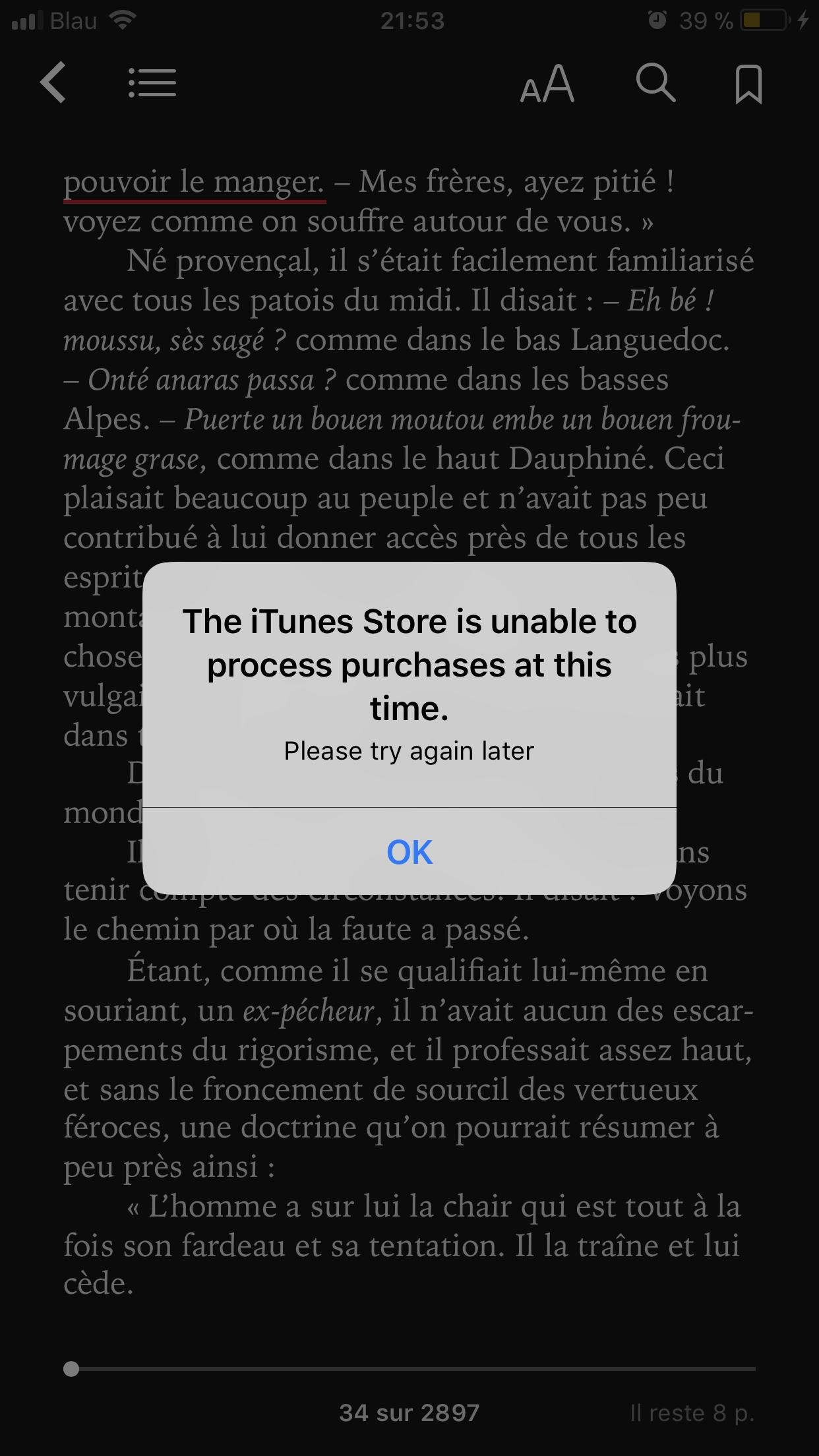 The Itunes Store Is Unable To Process Pur Apple Community