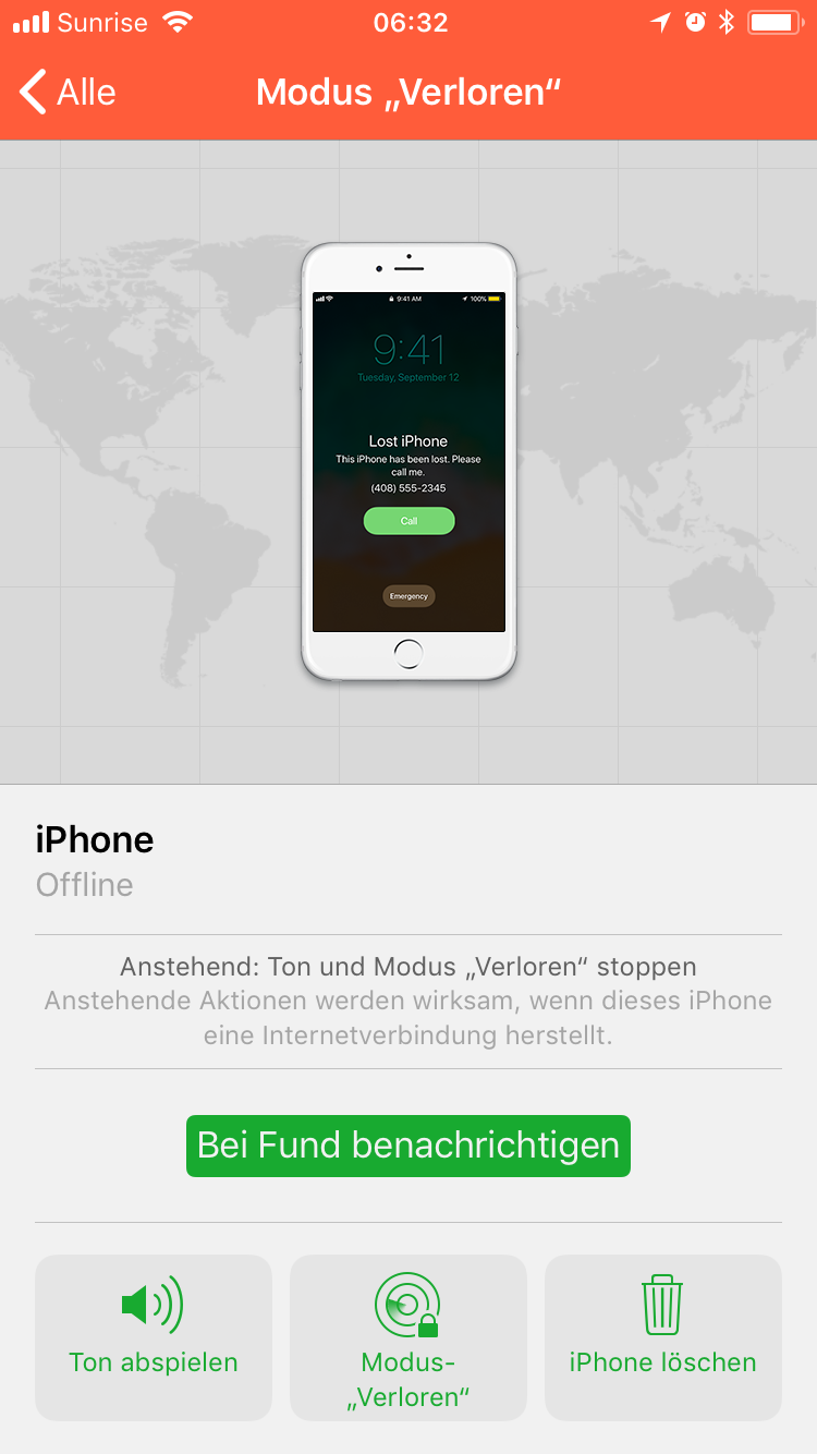 Ist das iPhone im „Verloren Modus“ nur ei… Apple Community