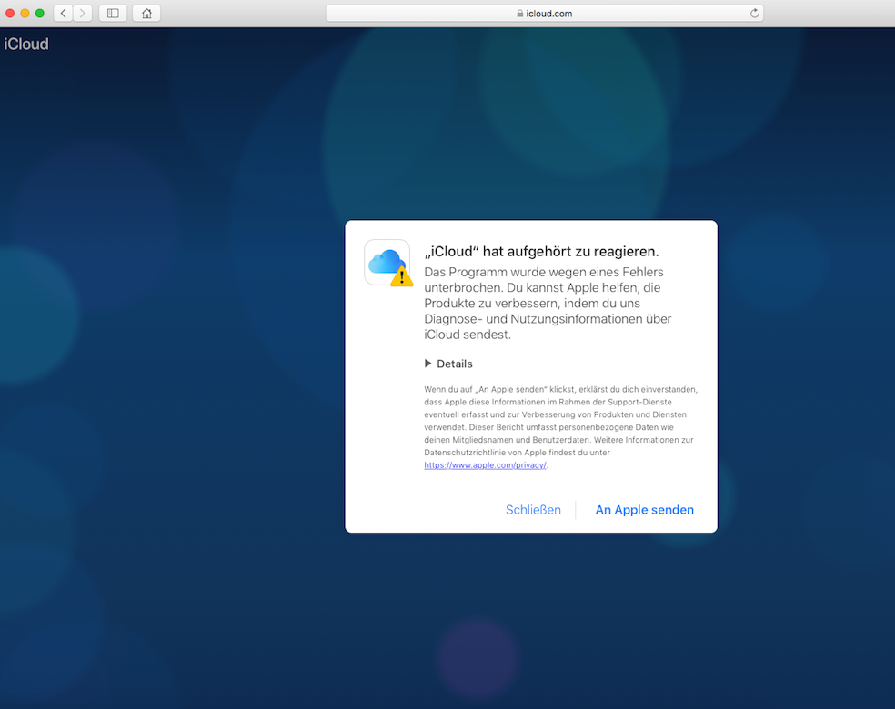 Anmeldung nicht möglich Apple Community