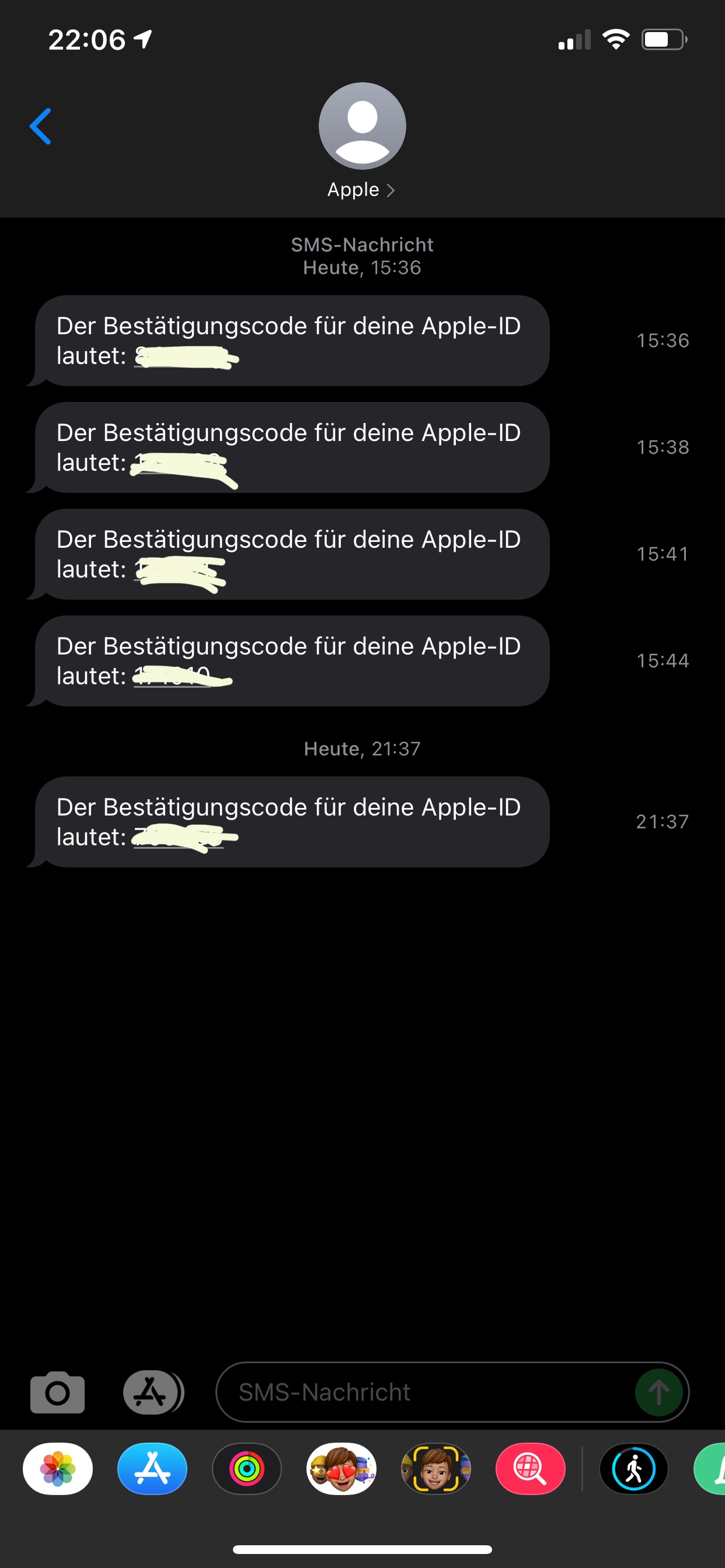 Warum bekomme ich einen Bestätigungscode?