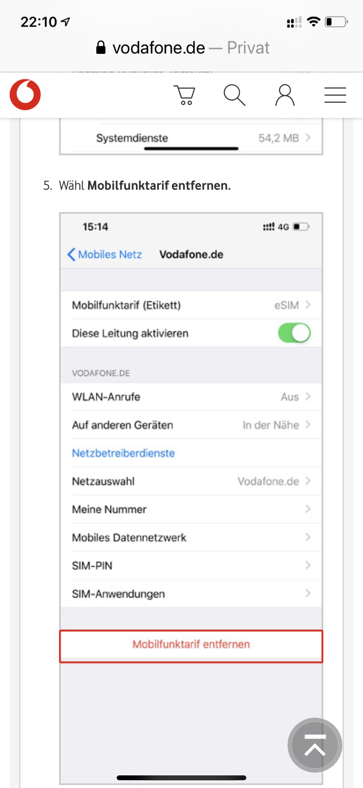 eSim von IPhone 11 löschen Apple Community