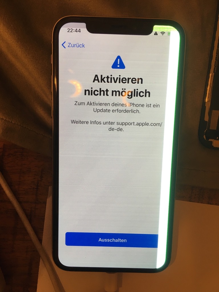 iPhone X kann die Aktivierungsinformation… Apple Community