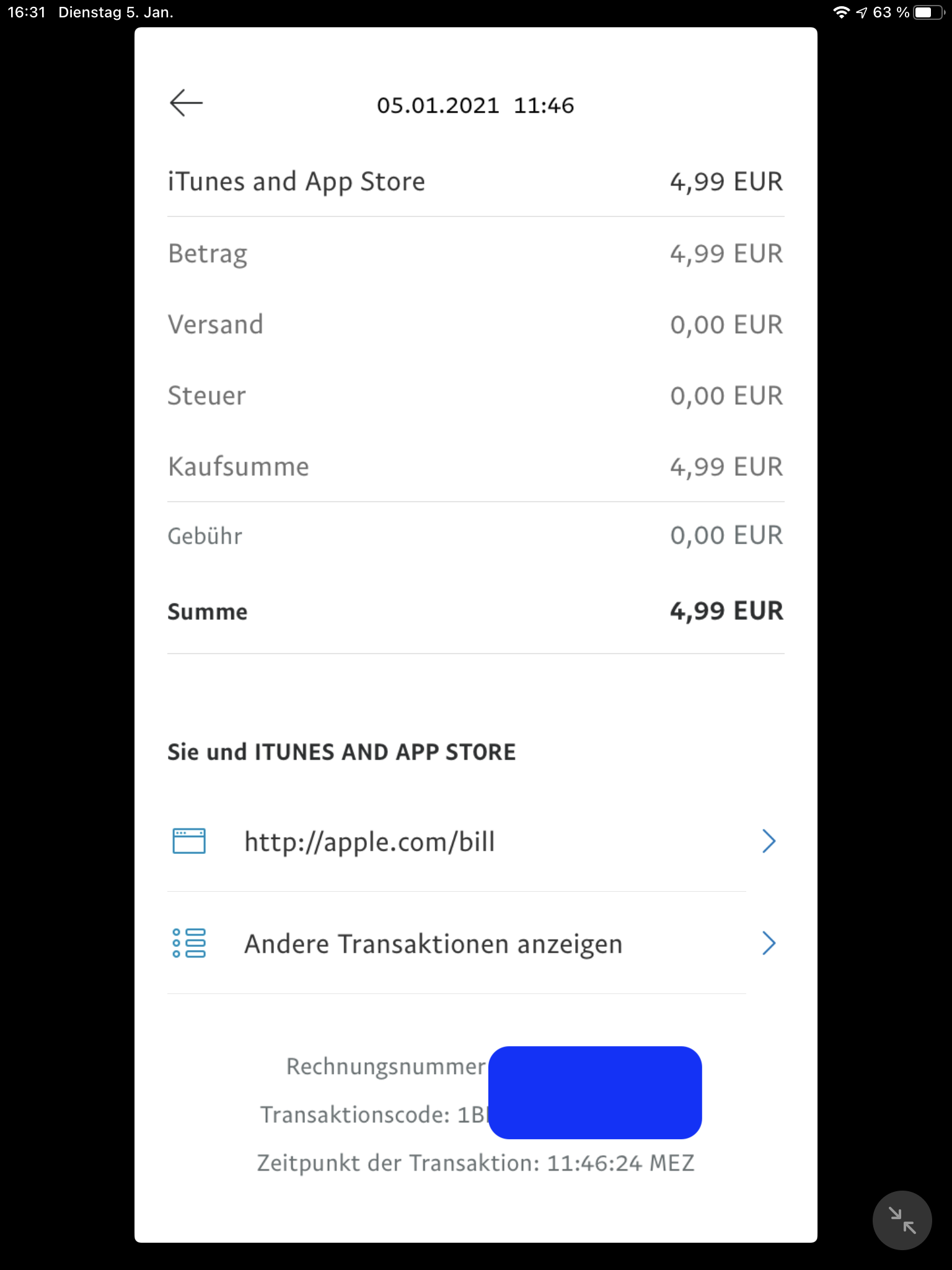 Unklare Abbuchung Apple Community