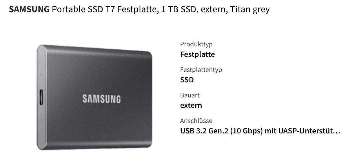 Festplatte für Time Machine. Apple Community