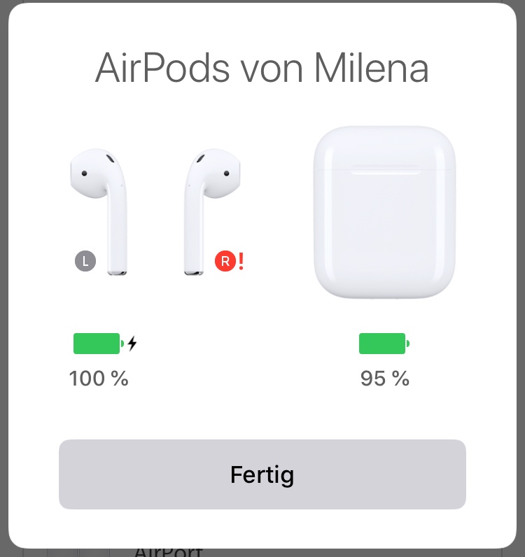 Mein Rechter Airpod Funktioniert Nicht Apple Community