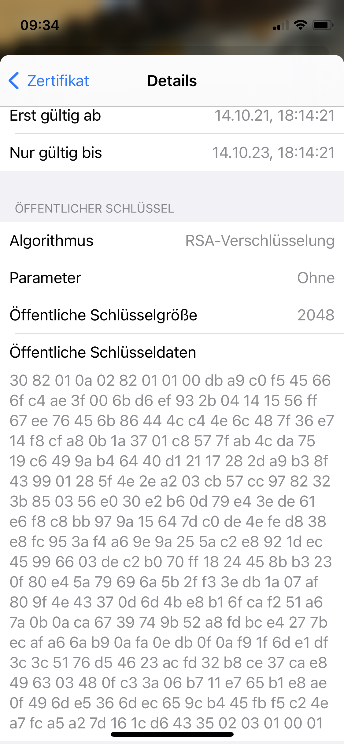 Serveridentität kann nicht überprüft werd… Apple Community