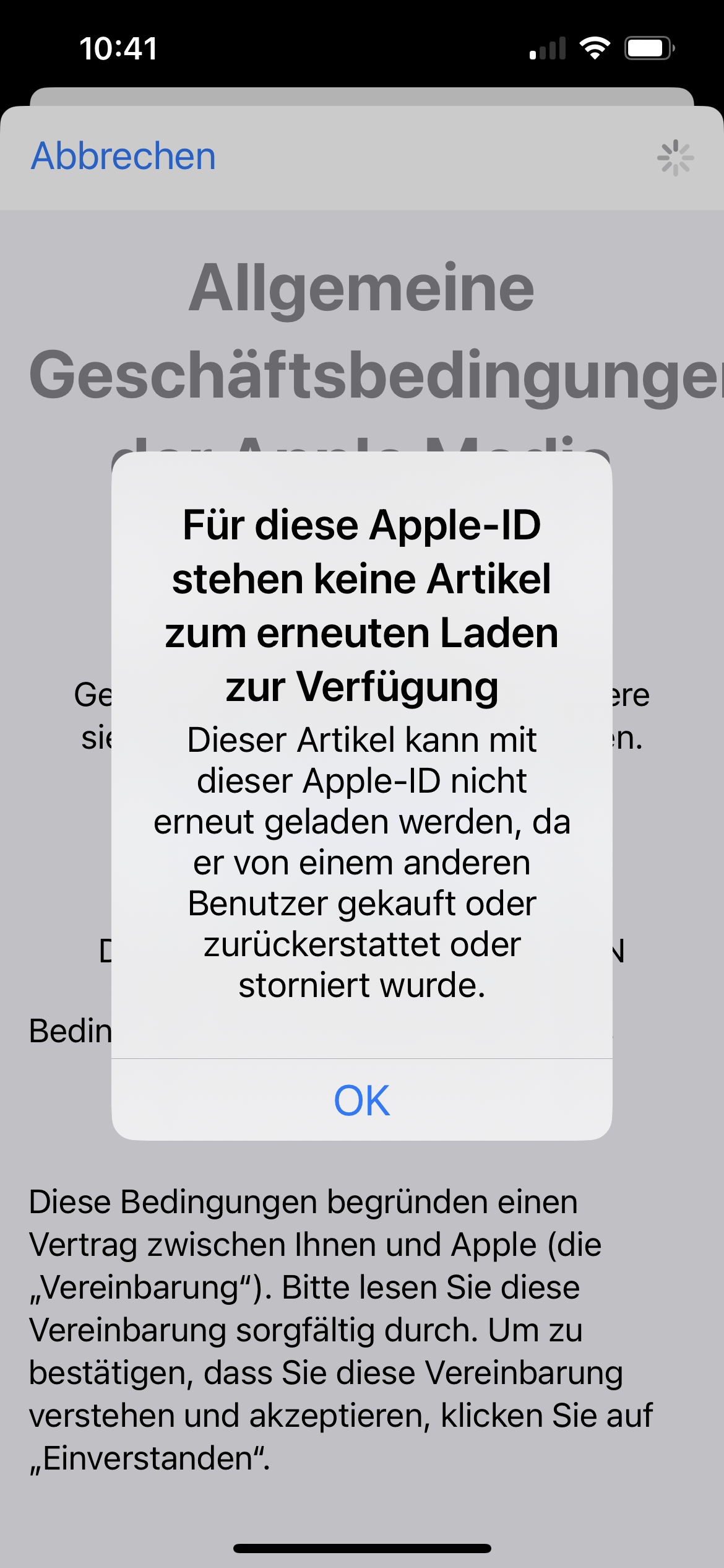 Keine Artikel stehen für die AppleID zum… Apple Community
