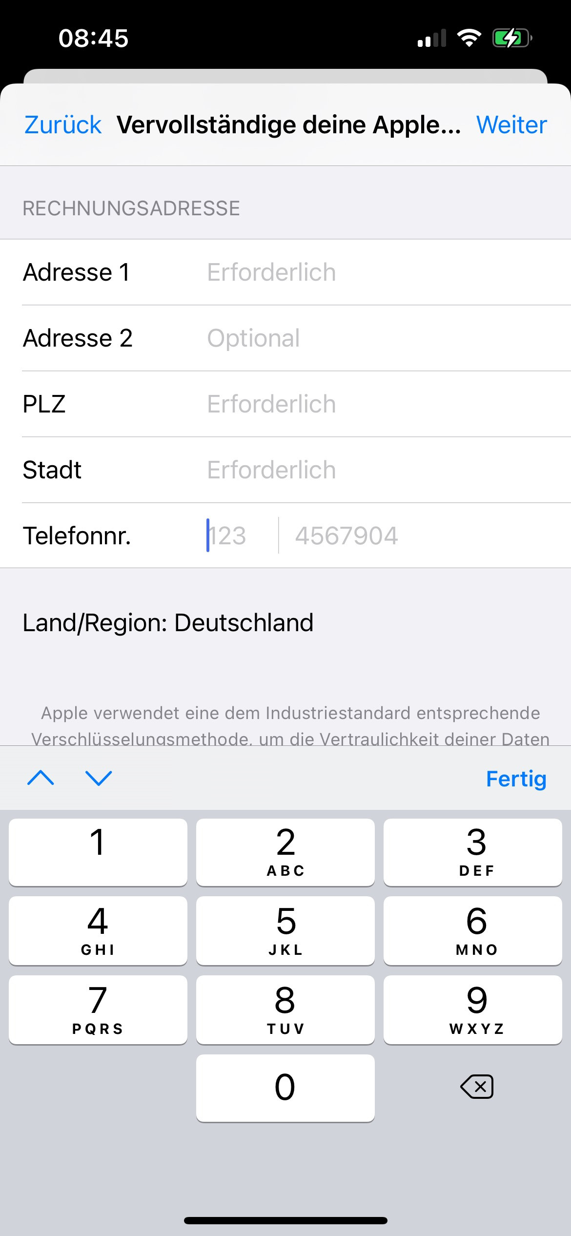 Schreibweise von Telefonnummern bei iTunes Apple Community