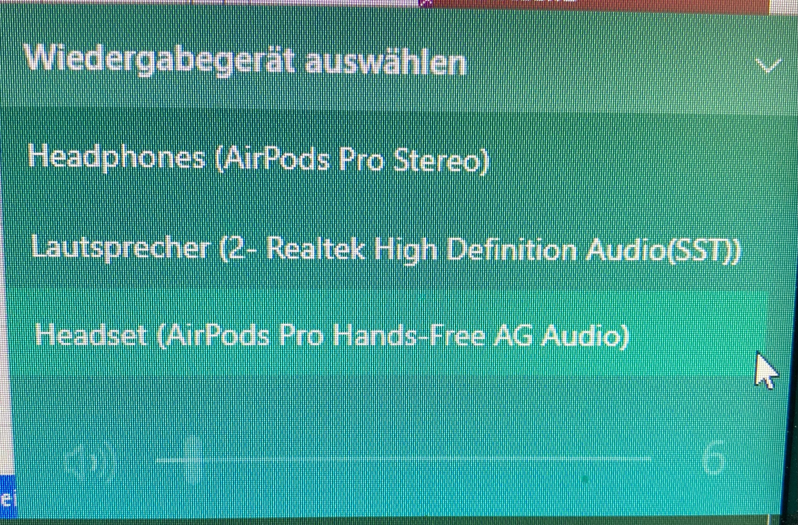 Airpods Lautstarkeregulierung Bei Windows Apple Community