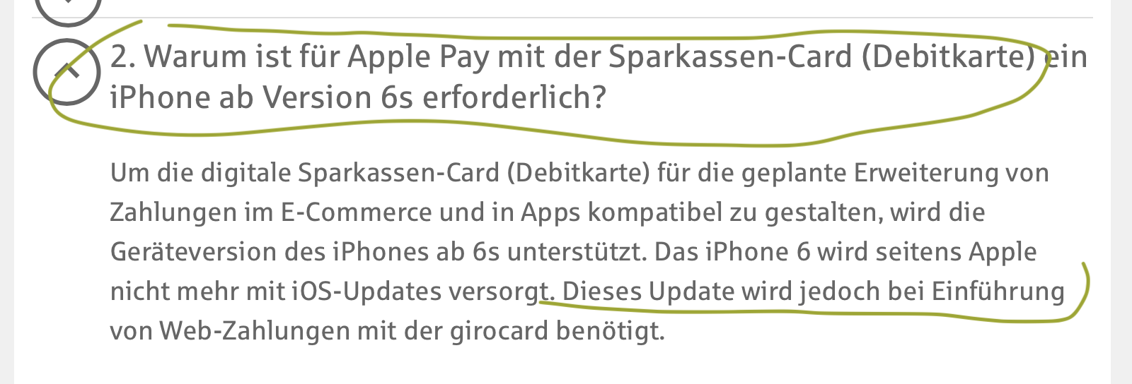 Sparkassen Card kann nicht in der Wallet … - Apple Community