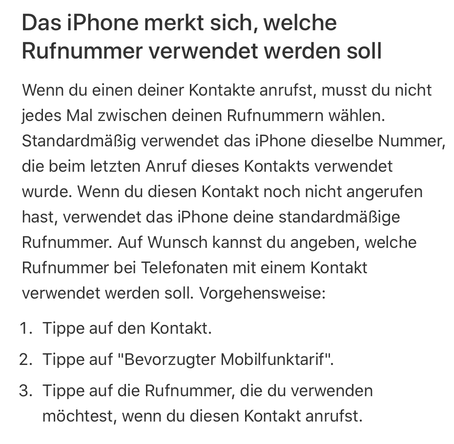 Trennen von Geschäft und Privat funktioni… Apple Community