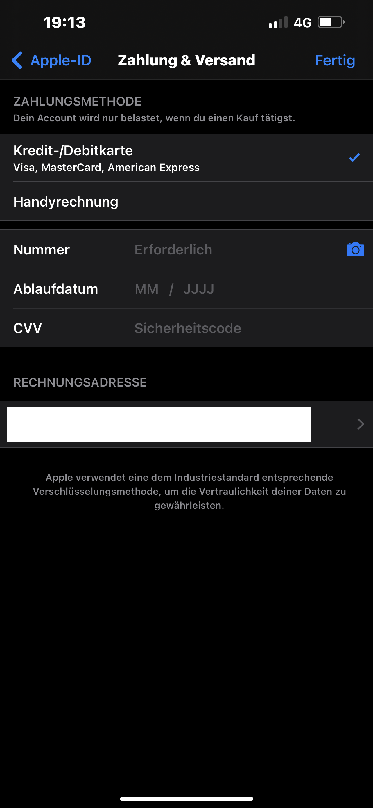 AppleID als Zahlungsmethode benutzen Apple Community