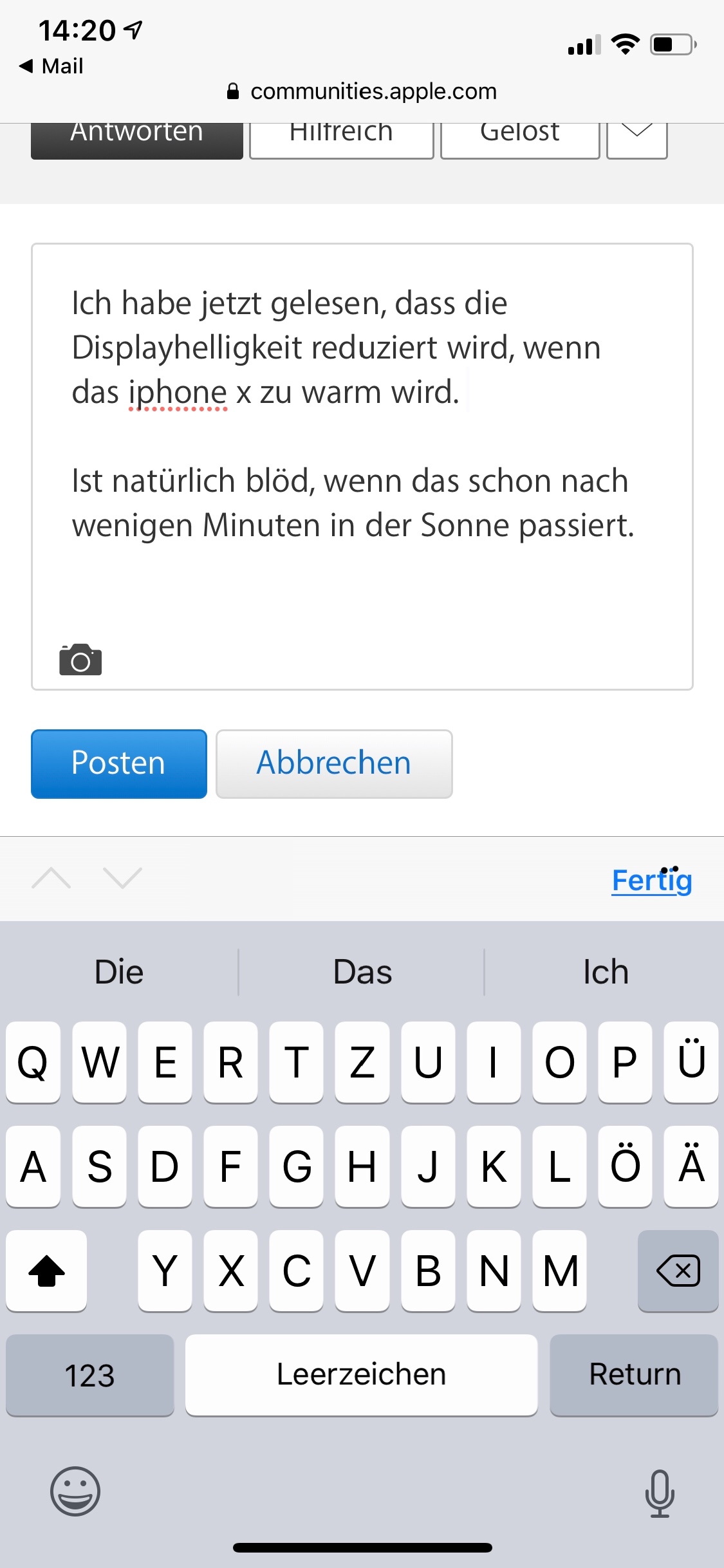 Linguistik Traube selbst iphone display wird in der sonne dunkel Enttäuscht Rektor Pause