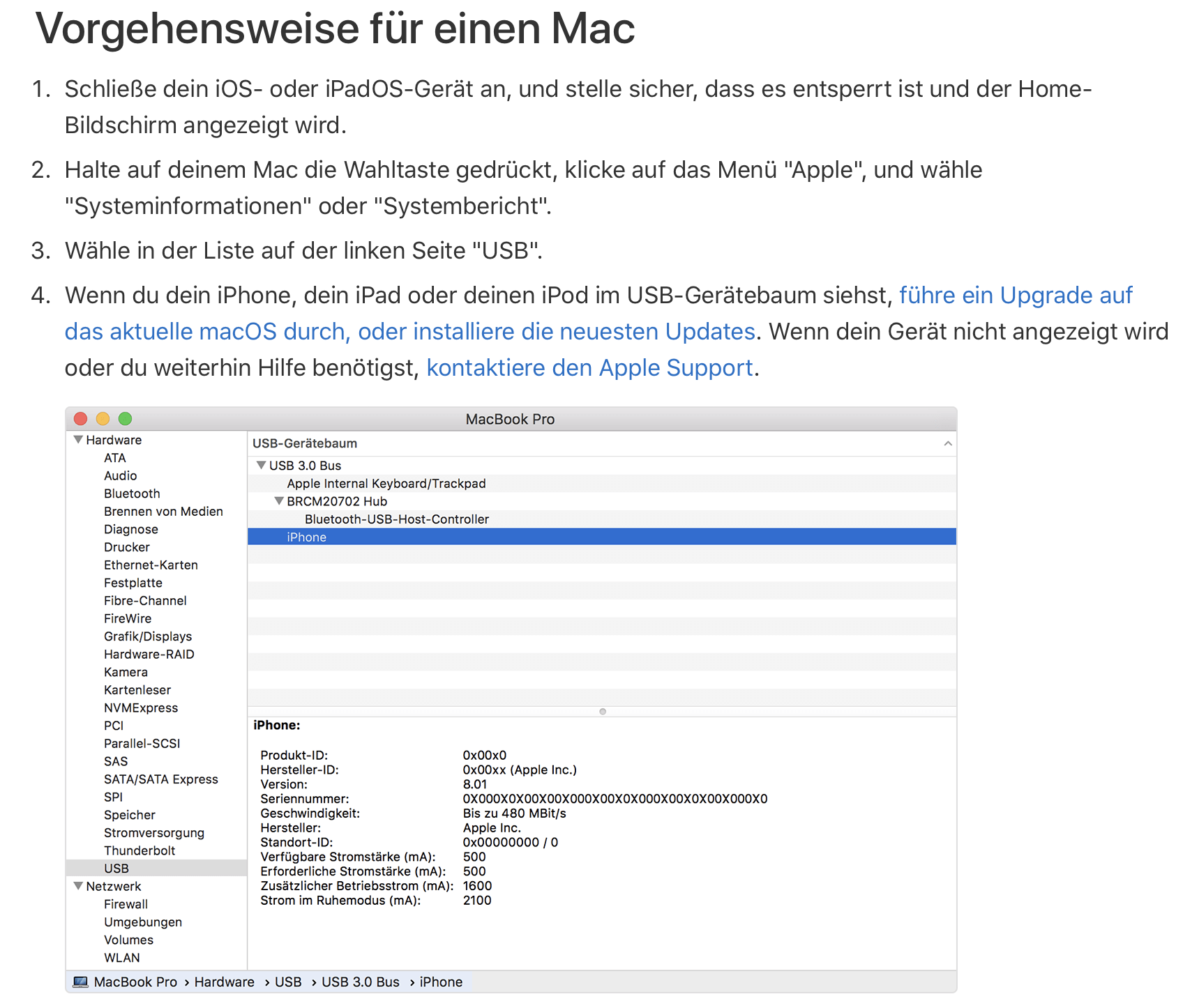 Imac Erkennt Ipad Air Nicht Apple Community
