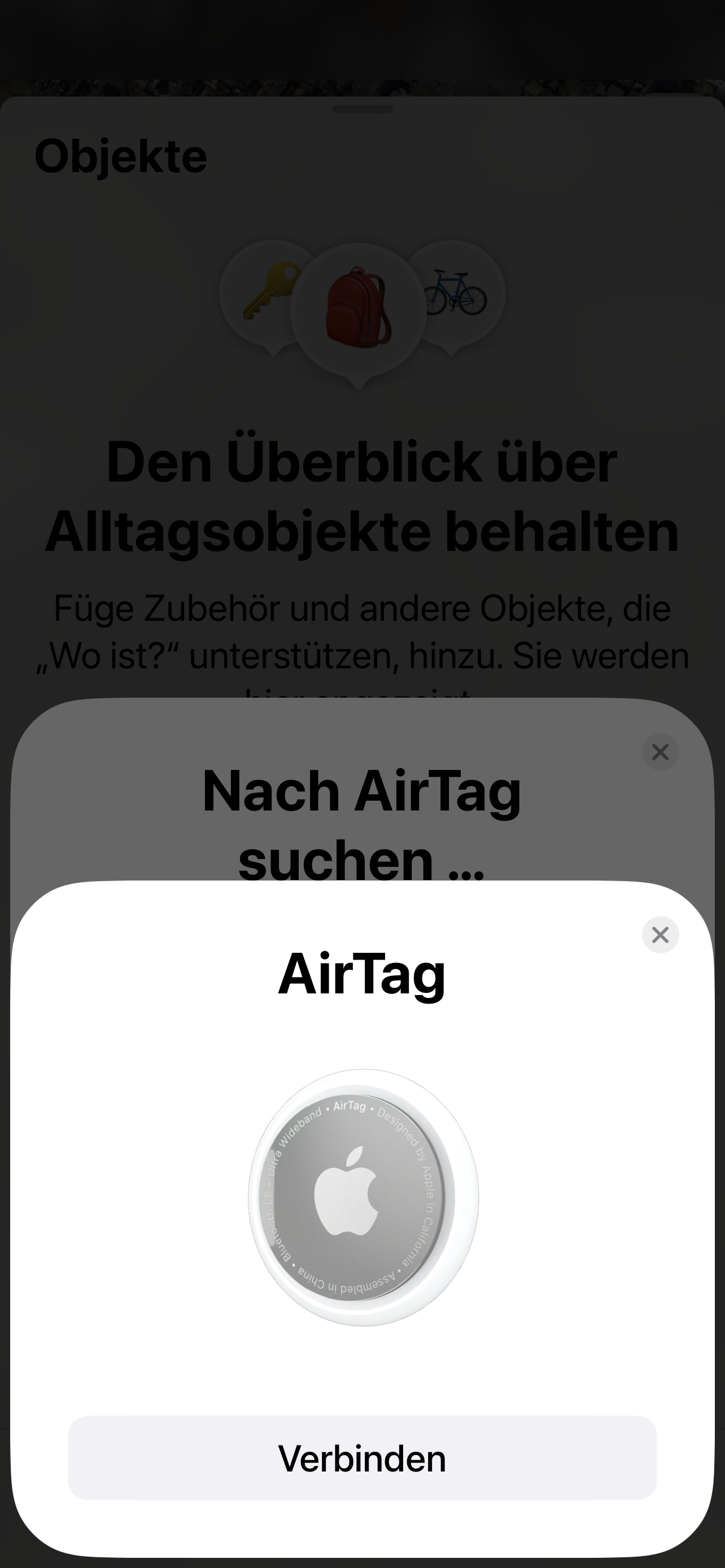 AirTag Konfiguration auf neuem iPhone Apple Community