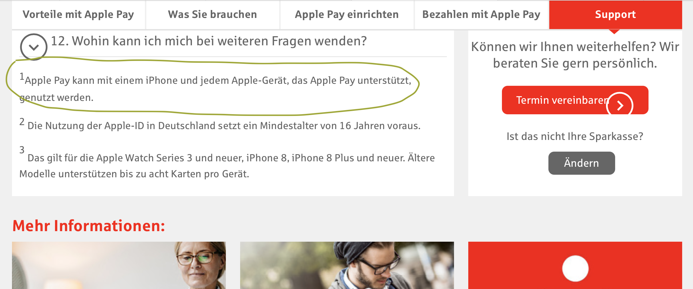 Sparkassen Card kann nicht in der Wallet … - Apple Community