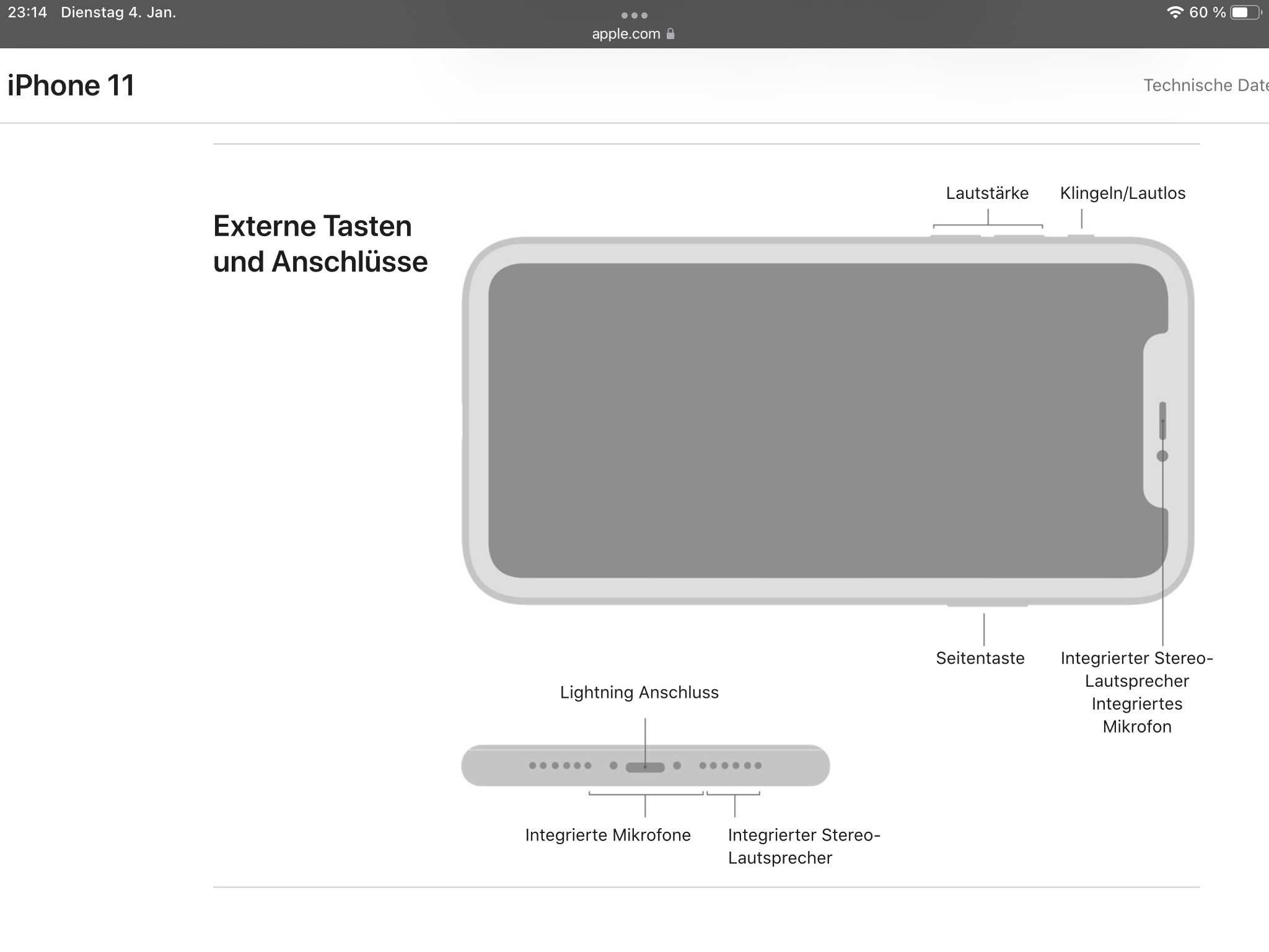 Nur Der Rechte Lautsprecher Von Iphone 11 Apple Community