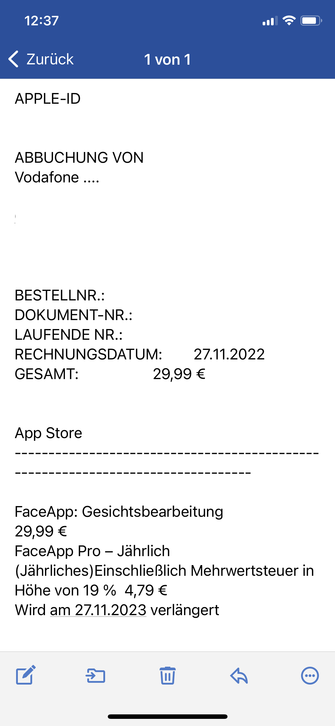 Abo wurde noch nicht abgebucht Apple Community