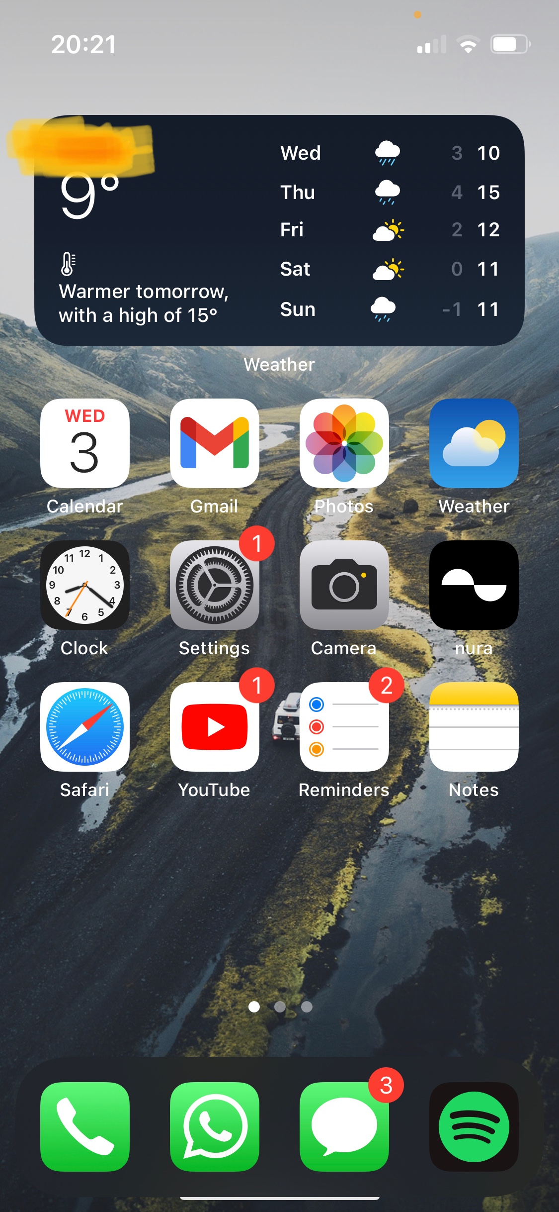 Second swipe bar oh home page and lock sc… Apple Community