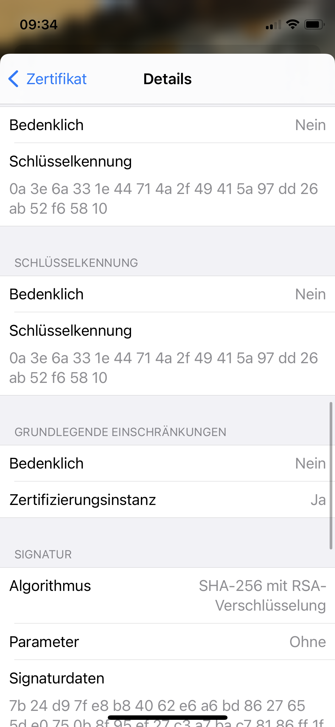 Serveridentität kann nicht überprüft werd… Apple Community