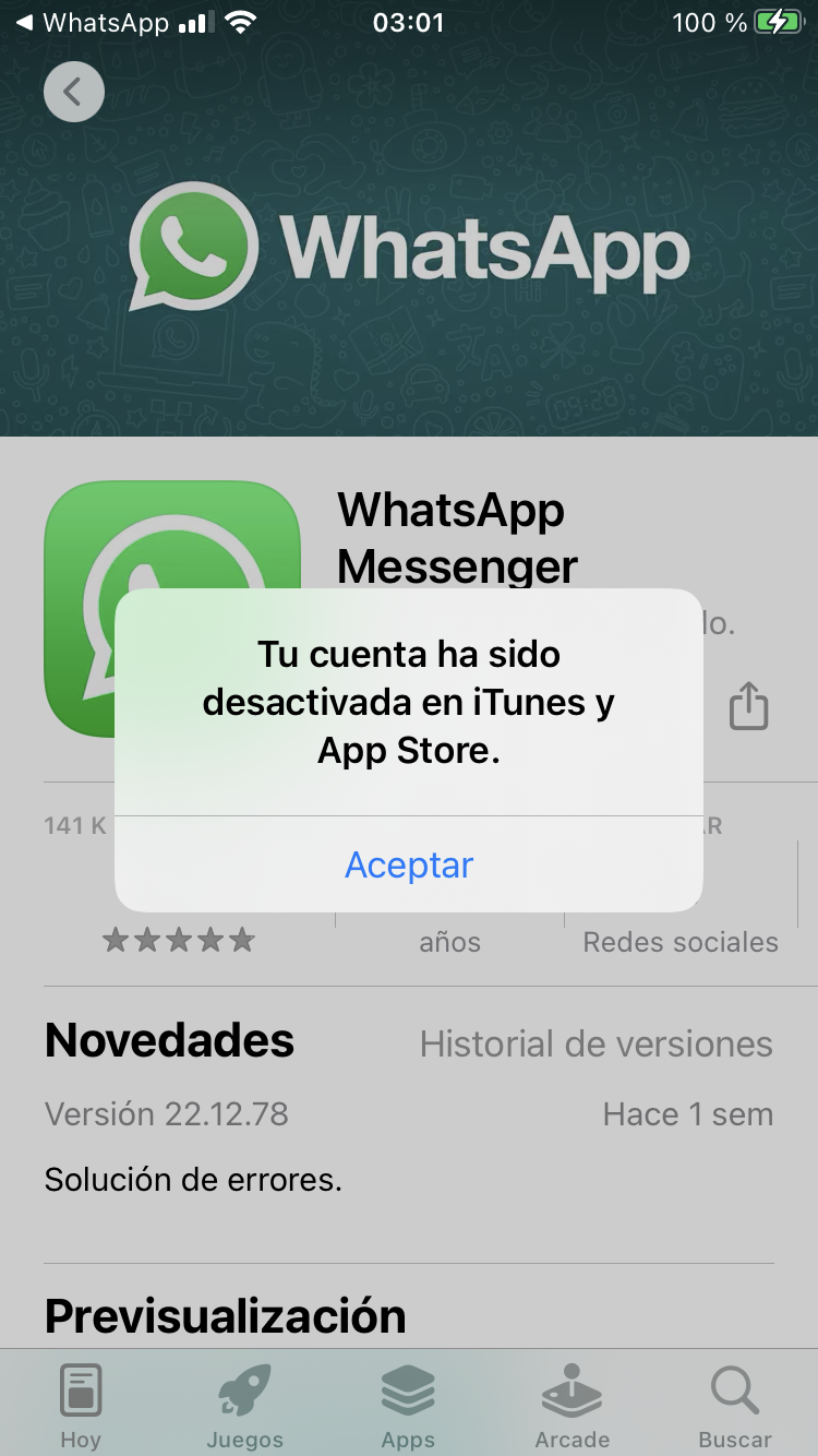 No Puedo Actualizar Whatsapp Y Otras A Comunidad De Apple 2131