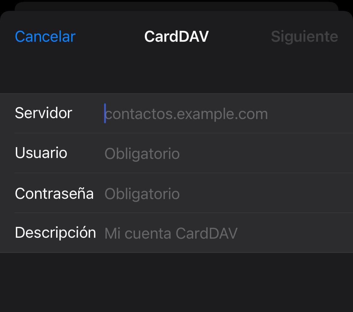 Carddav google что это выскакивает на iphone