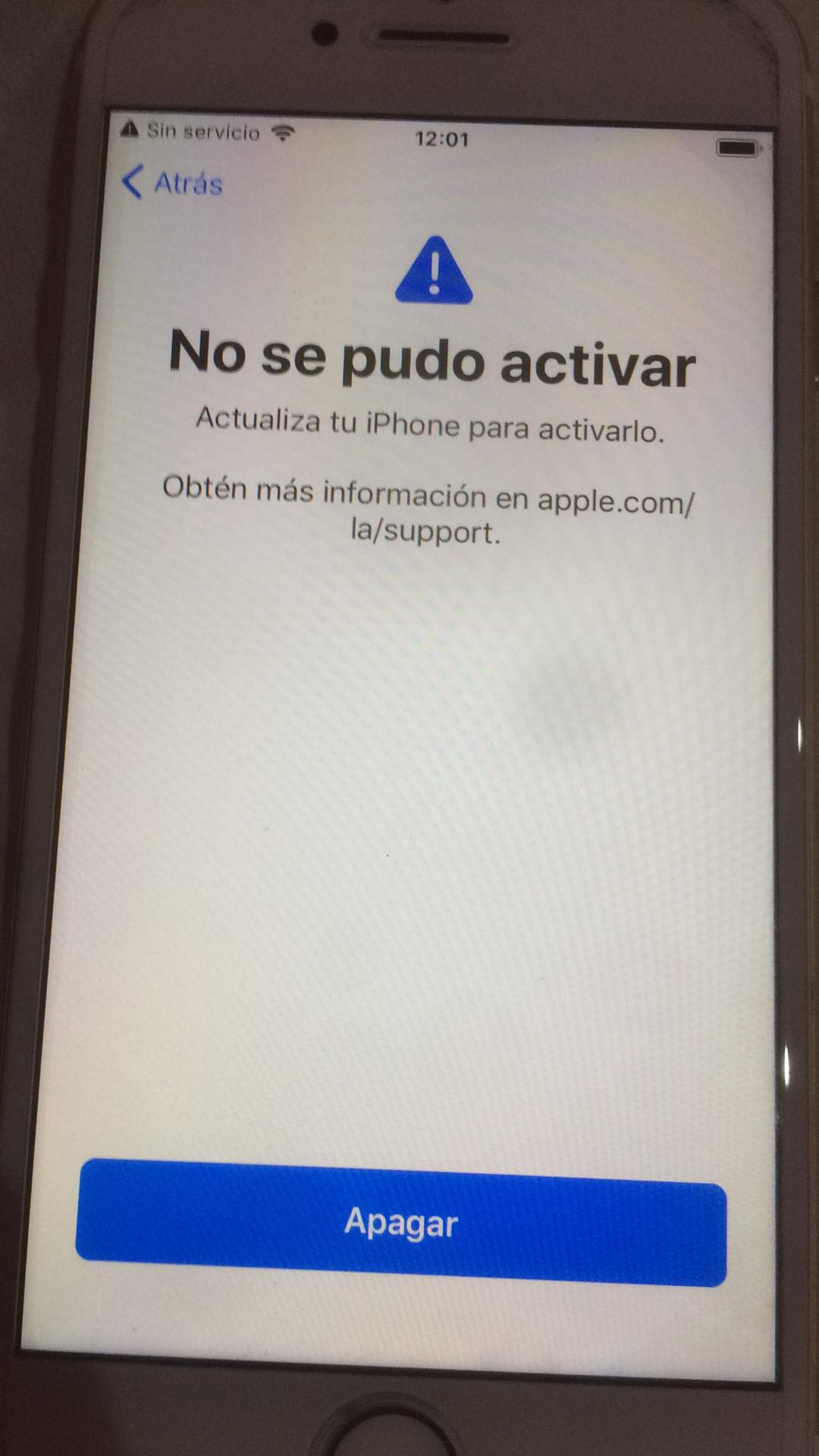 No se puede activar mi iphone - Comunidad de Apple - Porque Mi Iphone 6 No Tiene Servicio