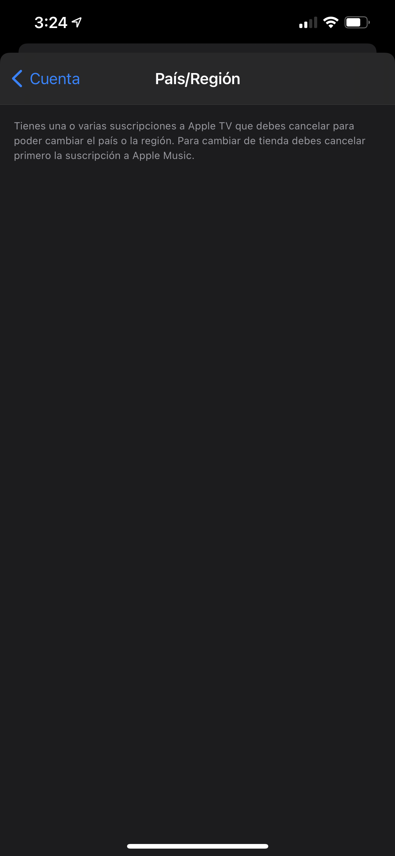 Como puedo cambiar la Region/país de m… Comunidad de Apple