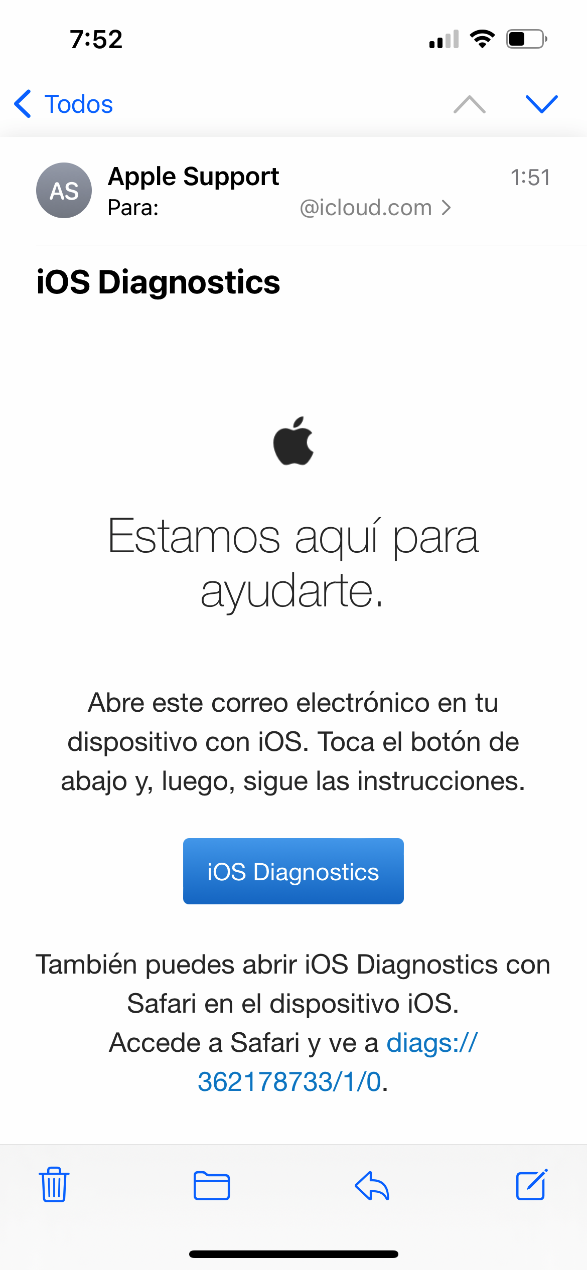 Soporte oficial de Apple