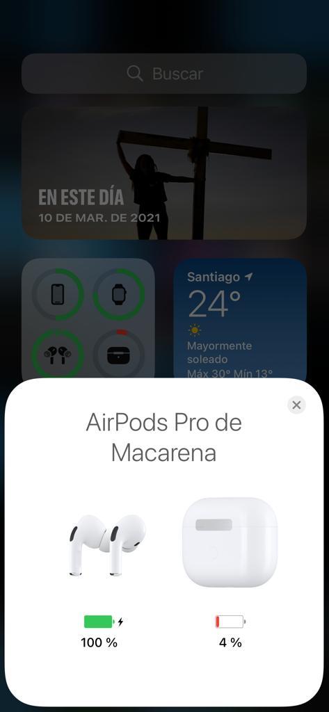 Los airpods se cargan en orders la caja