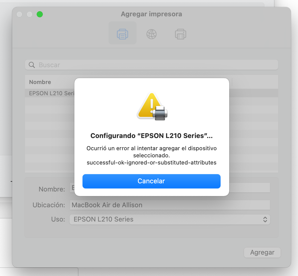 successfulokignoredorsubstituteda… Comunidad de Apple