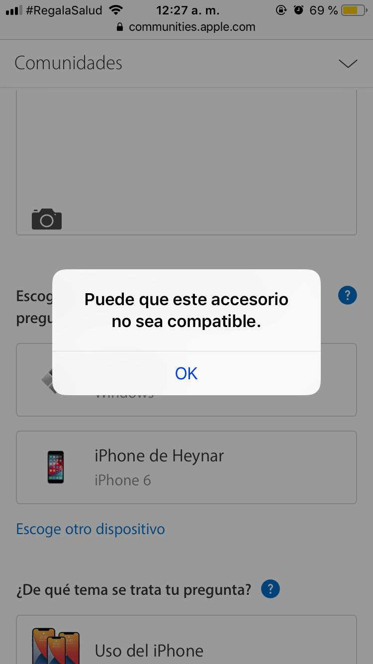arrendamiento Moretón hacha Por qué mi iPhone 6 tiene problemas pa… - Comunidad de Apple