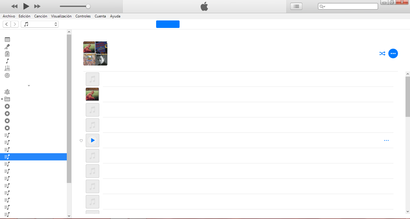 Interfaz de iTunes