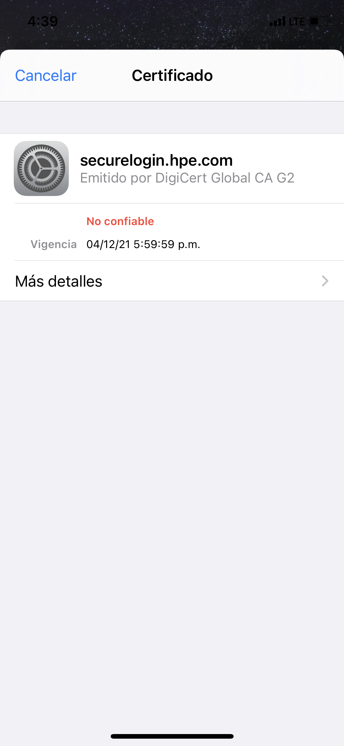 Me aparece a cada … Comunidad de Apple