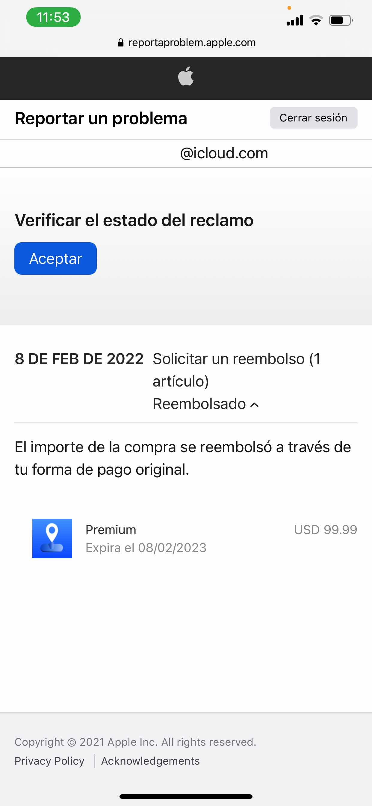 Solicite El Reembolso Que Sin Querer Comunidad De Apple