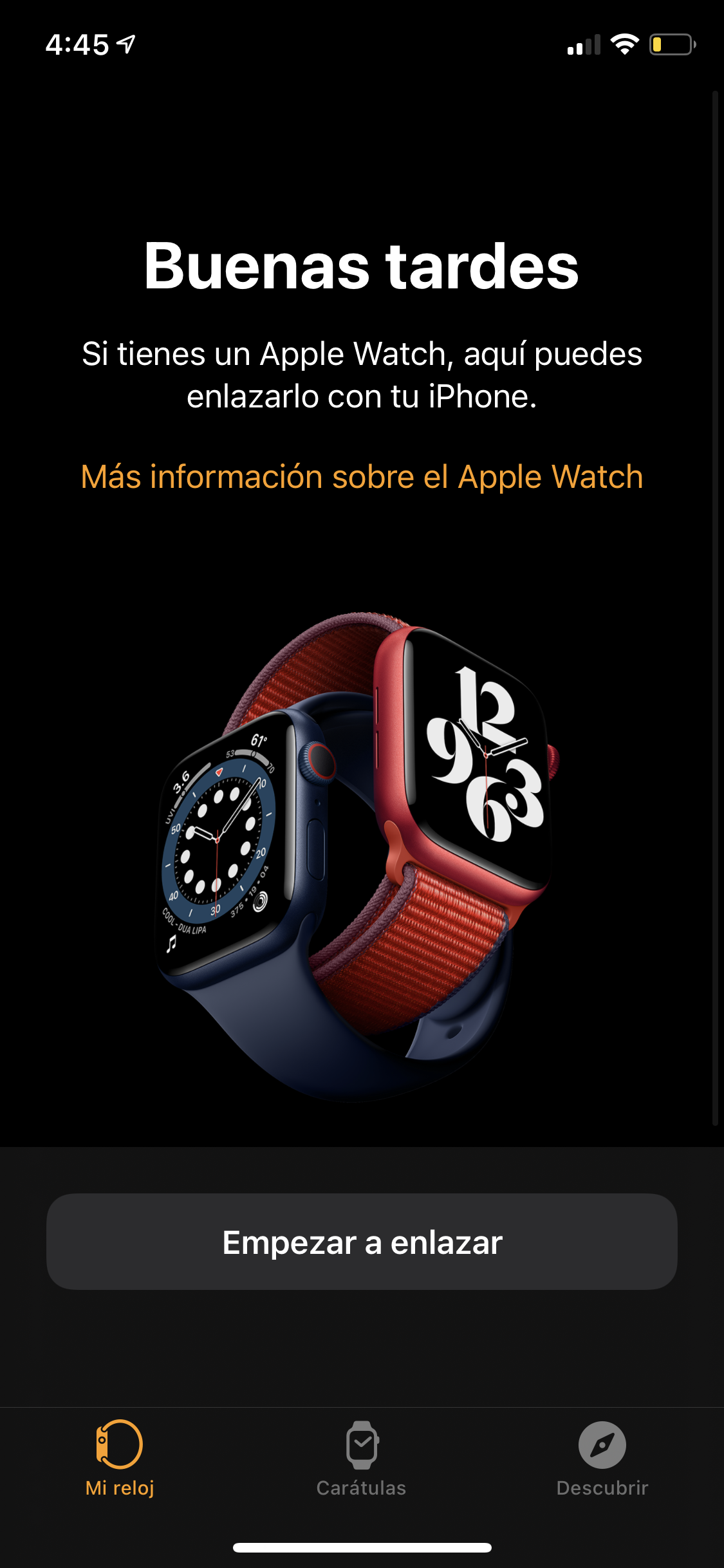 para enlazar mi apple watch - Comunidad Apple