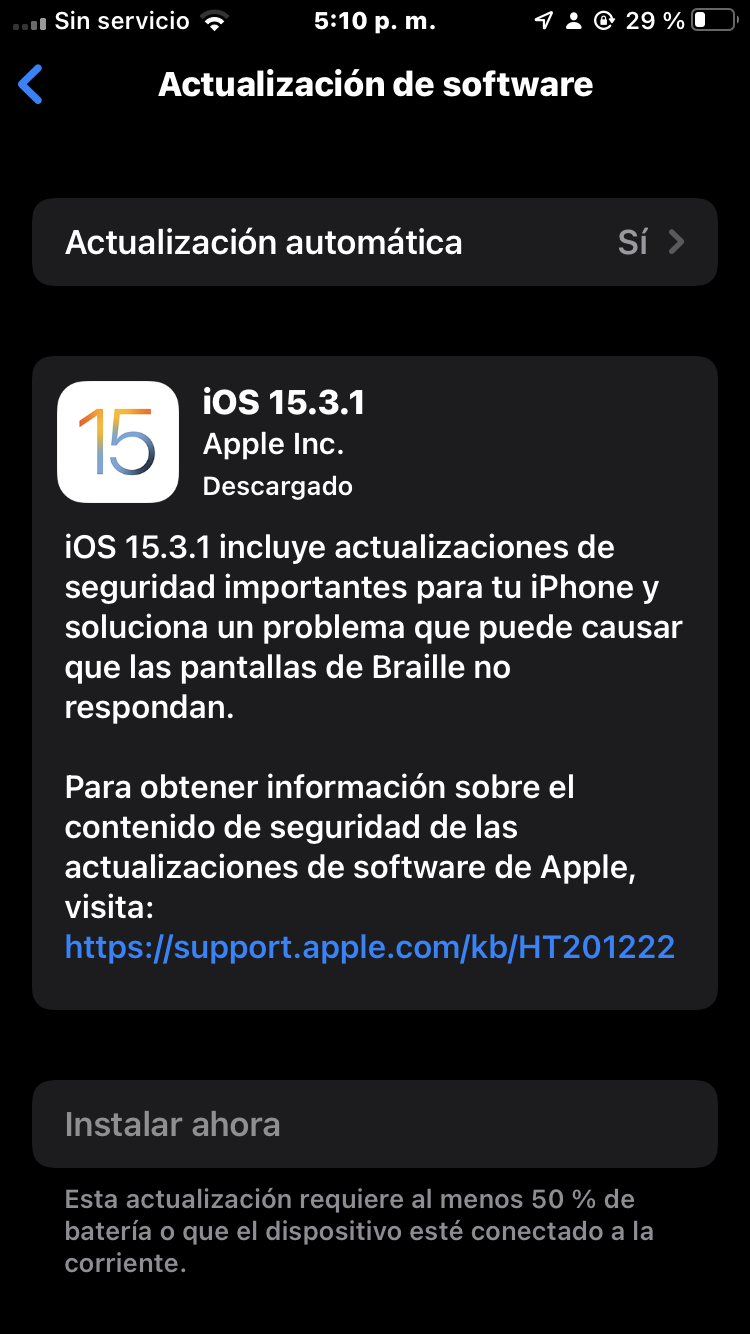 Porque mi iPhone no deja actualizar el… Comunidad de Apple