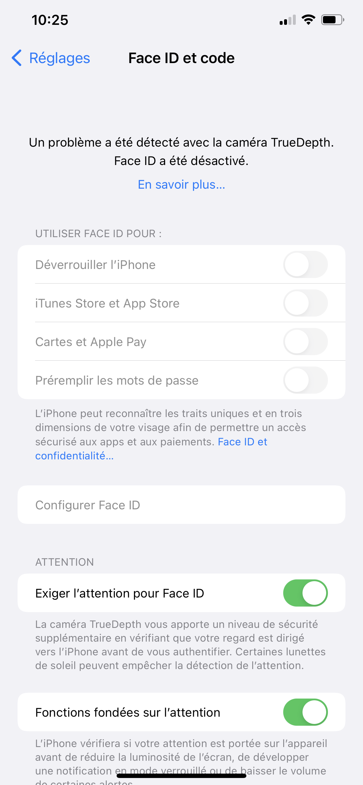 Face ID ne marche pas - Communauté Apple