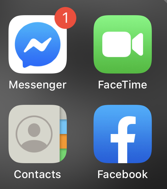 Notification facebook + messenger - Communauté Apple