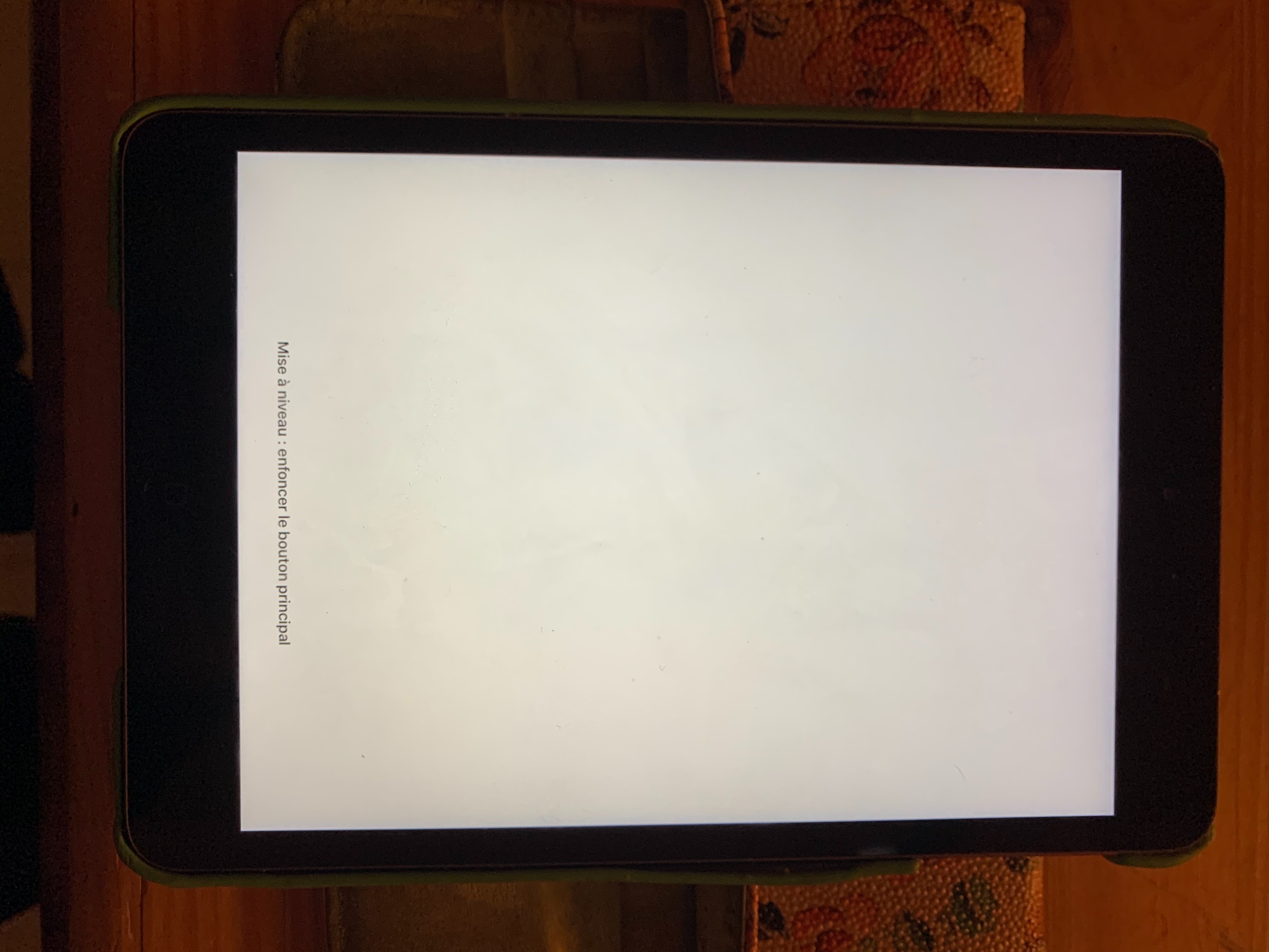 iPad bloqué sur un écran blanc Communauté Apple