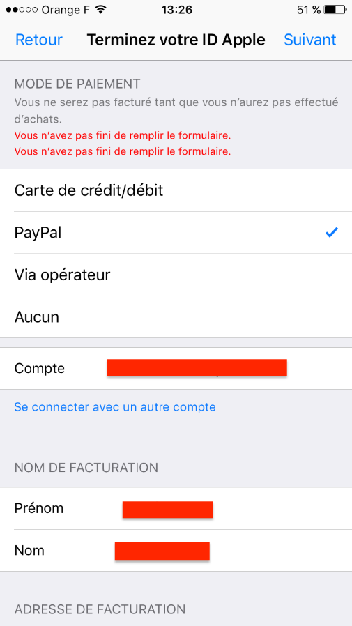 Comment Finir Son Formulaire Id Apple Communaute Apple