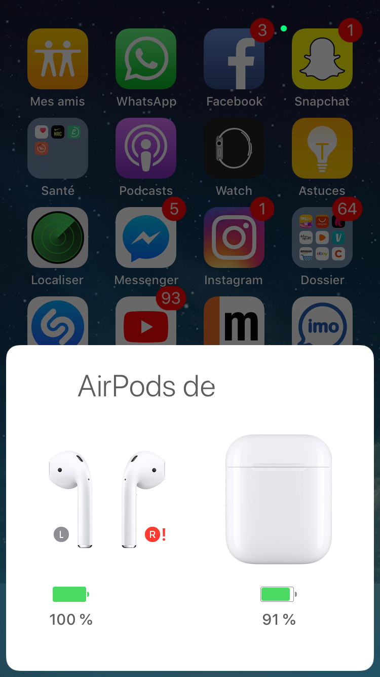 Oreillete Airpods Non Detecte Communaute Apple