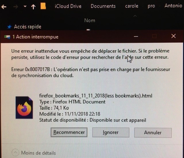 Invalid File Handle when deleting files i… Apple Community