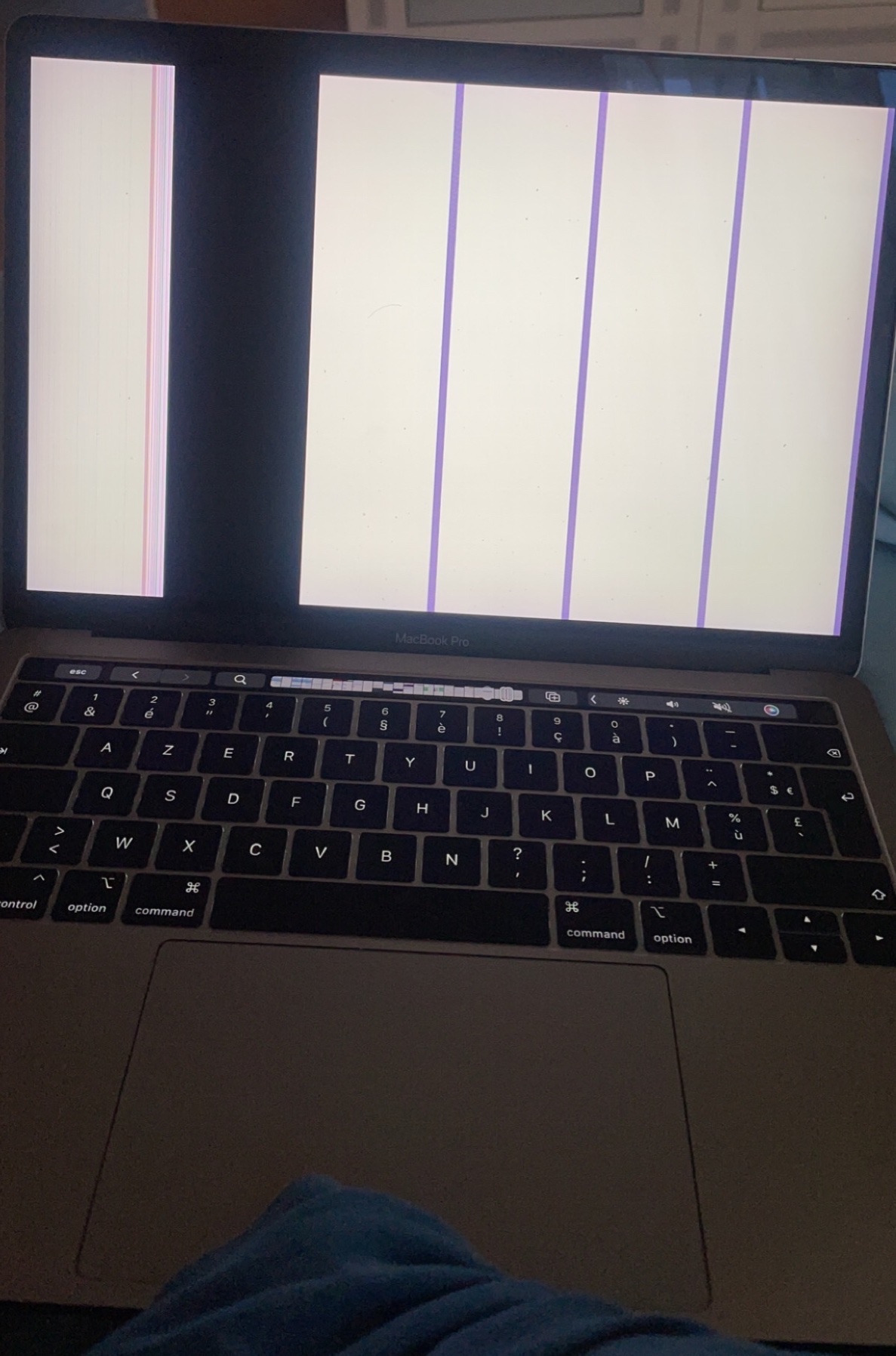 Décoloration et traits qui apparaissent … Communauté Apple